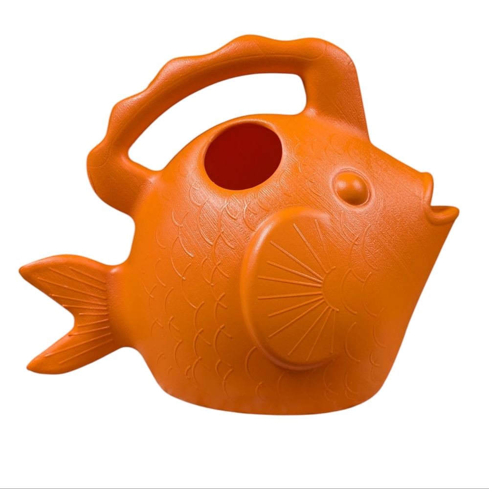 Orange Fish Watering Can - Picture 2 of 6